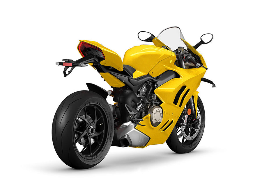 Rwraps Gloss Metallic Yellow DIY Motorcycle Wraps