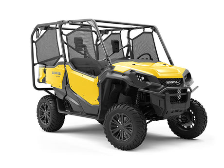 Rwraps Gloss Metallic Yellow Utility Task Vehicle Wraps