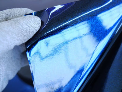 Rwraps Gloss Midnight Blue Metallic Vinyl Film~Rwraps Gloss Midnight Blue Metallic Vinyl Film Liner With Air Release~1