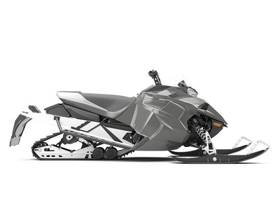 Rwraps Gloss Vinyl Film Wraps Gray (Nardo) Do-It-Yourself Snowmobile Wraps