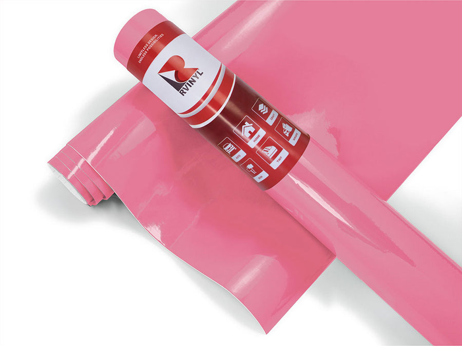Rwraps Gloss Pink Boat Wrap Color Film
