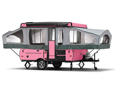 Rwraps Gloss Pink Pop-Up Camper