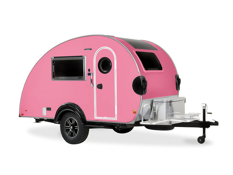 Rwraps Gloss Pink DIY Tear Drop Trailer Wraps