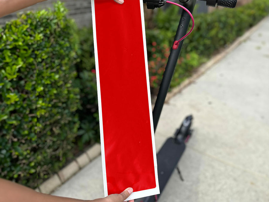 Rwraps Gloss Red (Racing) DIY Electric Scooter Wraps