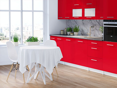 Rwraps Gloss Red (Racing) DIY Kitchen Cabinet Wraps