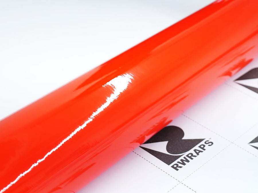 Rwraps Gloss Racing Red Vinyl Film~Rwraps Gloss Racing Red Vinyl Roll~1