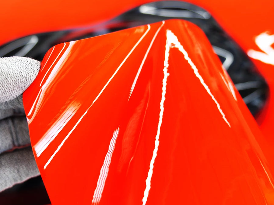 Rwraps Gloss Racing Red Vinyl Film~Rwraps Gloss Racing Red Vinyl Wrap~1
