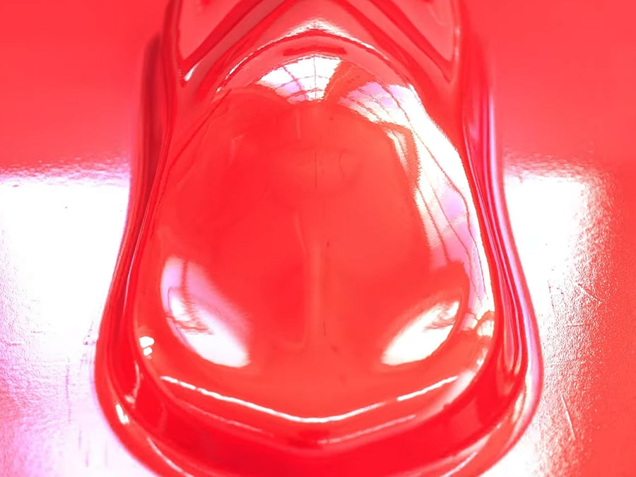 Rwraps Gloss Red Metallic Vinyl Film~Rwraps Gloss Red Metallic Vinyl Film Speed Shape Front View~1