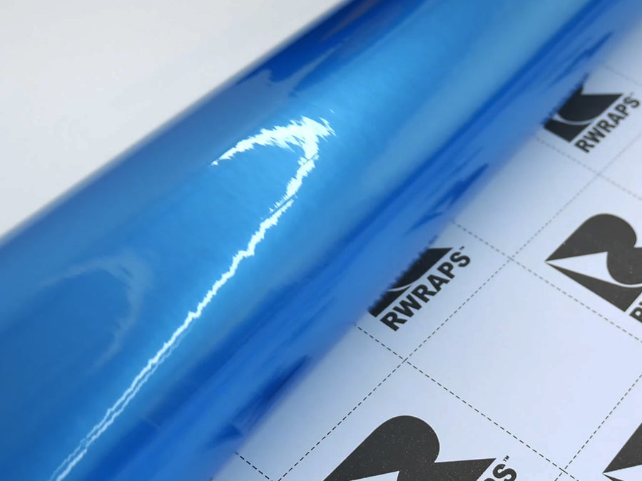 Rwraps Gloss Sea Blue Metallic Vinyl Film~Rwraps Gloss Sea Blue Metallic Vinyl Film Roll~1