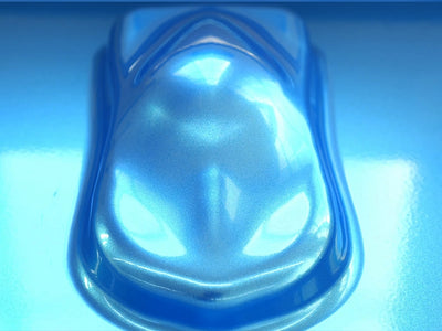 Rwraps Gloss Blue Sea Metallic Vinyl Film~Rwraps Gloss Blue Metallic Vinyl Film Speed Shape Model Front View~1