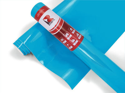 Rwraps Gloss Sky Blue Fridge Wrap Color Film