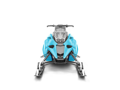 Rwraps Gloss Sky Blue DIY Snowmobile Wraps
