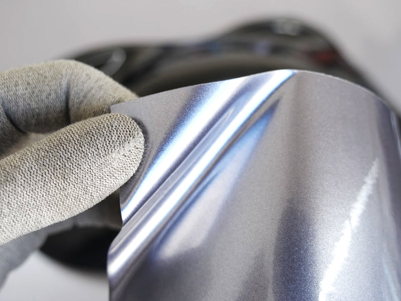 Rwraps Gloss Metallic Titanium Gray Vinyl Film~Rwraps Gloss Metallic Titanium Gray Vinyl Sheet~1