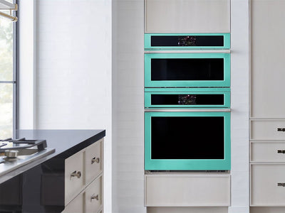 Rwraps Gloss Turquoise Blue DIY Built-In Oven Wraps