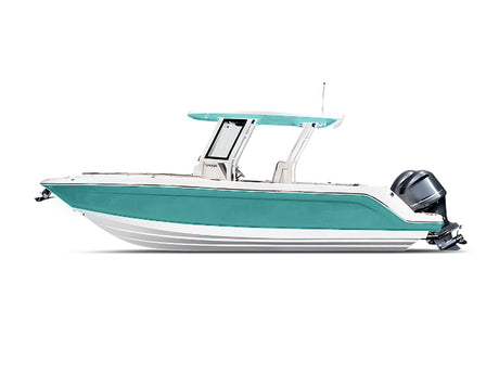Rwraps Gloss Turquoise Motorboat Wraps