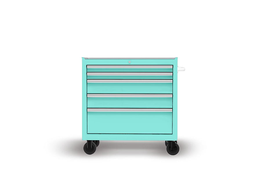 Rwraps Gloss Turquoise Blue DIY Tool Cabinet Wraps