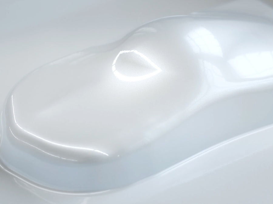 Rwraps Gloss White Pearlescent Film~Rwraps Gloss White Pearlescent Vehicle Wrap~1