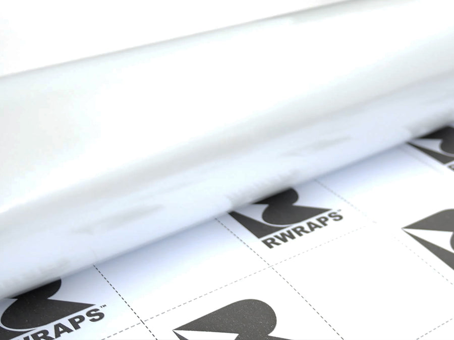 Rwraps Gloss White Pearlescent Film~Rwraps Gloss White Pearlescent Vinyl Roll~1