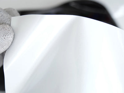Rwraps Gloss White Pearlescent Film~Rwraps Gloss White Pearlescent Vinyl Sheet~1