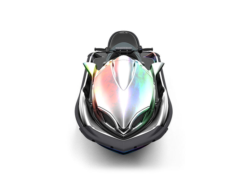 Rwraps Holographic Chrome Black Neochrome DIY Jet Ski Wraps