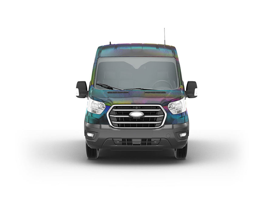 Rwraps Holographic Chrome Black Neochrome DIY Van Wraps