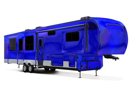 Rwraps Holographic Chrome Blue Neochrome Truck Camper Vinyl Wraps