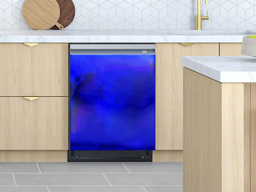 Rwraps™ Holographic Chrome Blue Neochrome Custom Dishwasher Cover