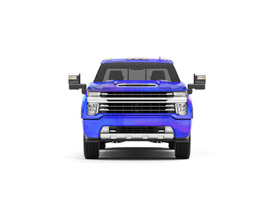 Rwraps Holographic Chrome Blue Neochrome DIY Truck Wraps