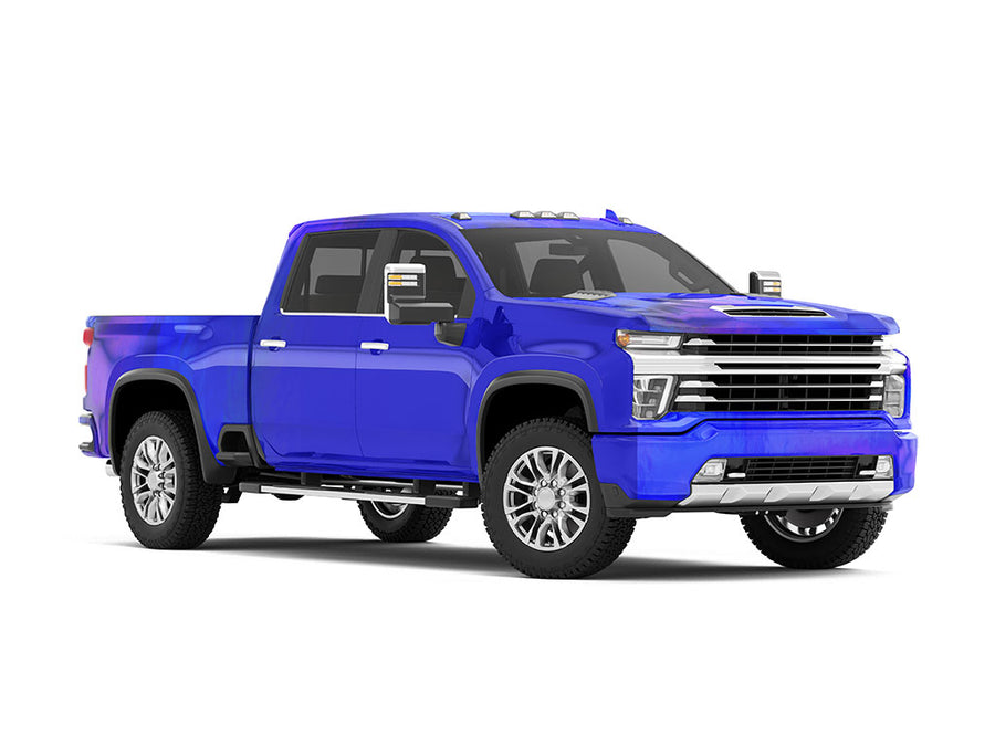 Rwraps Holographic Chrome Blue Neochrome DIY Vehicle Wraps