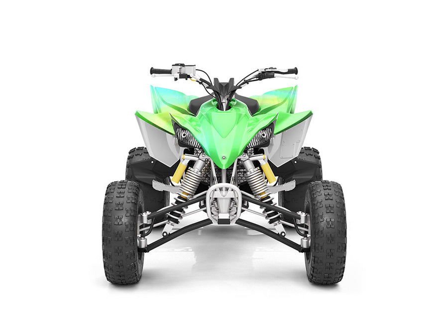 Rwraps Holographic Chrome Green Neochrome DIY ATV Wraps