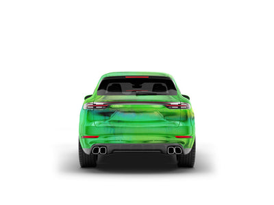 Rwraps Holographic Chrome Green Neochrome SUV Vinyl Wraps