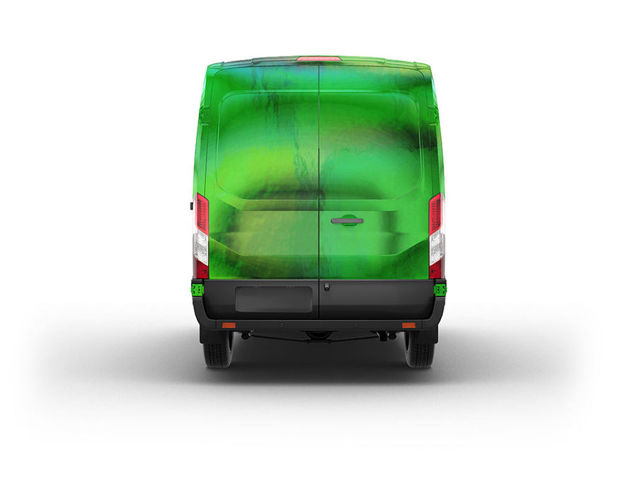Rwraps Holographic Chrome Green Neochrome Van Vinyl Wraps