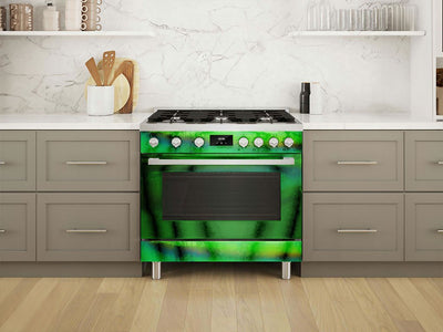 Rwraps™ Holographic Chrome Green Neochrome Oven Wraps