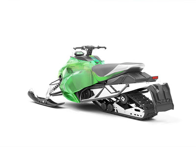 Rwraps Holographic Chrome Green Neochrome Snowmobile Vinyl Wraps