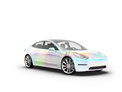 Rwraps Holographic Chrome Silver Neochrome (Matte) Vehicle Wraps