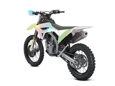 Rwraps Holographic Chrome Silver Neochrome (Matte) Dirt Bike Vinyl Wraps