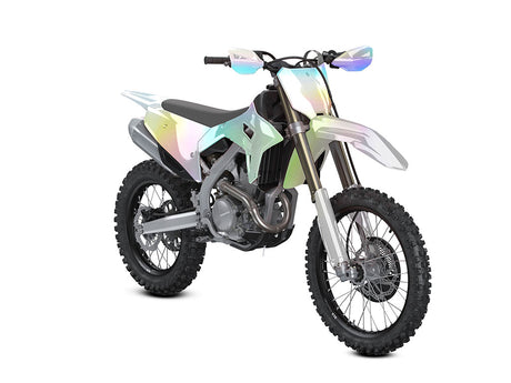 Rwraps Holographic Chrome Silver Neochrome (Matte) Dirt Bike Wraps