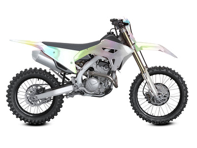 Rwraps Holographic Chrome Silver Neochrome (Matte) Do-It-Yourself Dirt Bike Wraps