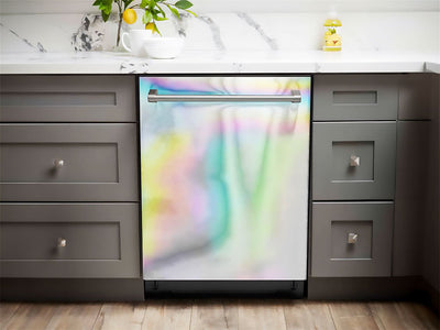 Rwraps™ Holographic Chrome Silver Neochrome (Matte) Dishwasher Wraps