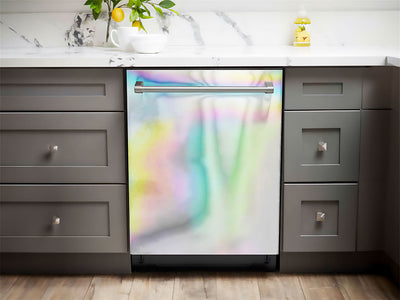 Rwraps™ Holographic Chrome Silver Neochrome (Matte) Dishwasher Wraps