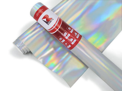 Rwraps Holographic Chrome Silver Neochrome (Matte) Golf Cart Wrap Color Film
