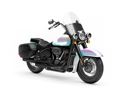Rwraps Holographic Chrome Silver Neochrome (Matte) Do-It-Yourself Motorcycle Wraps