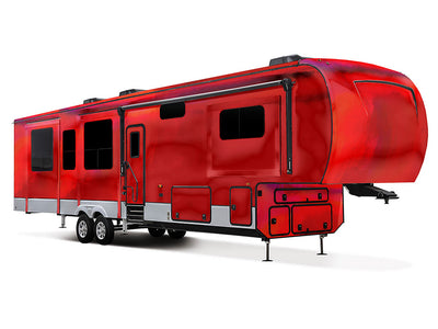 Rwraps Holographic Chrome Red Neochrome Do-It-Yourself 5th Wheel Travel Trailer Wraps