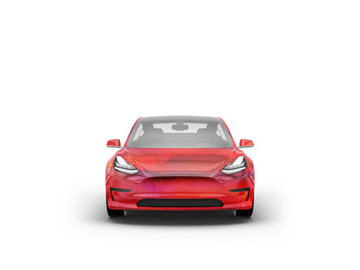 Rwraps Holographic Chrome Red Neochrome DIY Car Wraps