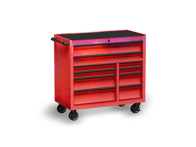 Rwraps™ Holographic Chrome Red Neochrome Tool Cabinet Wraps