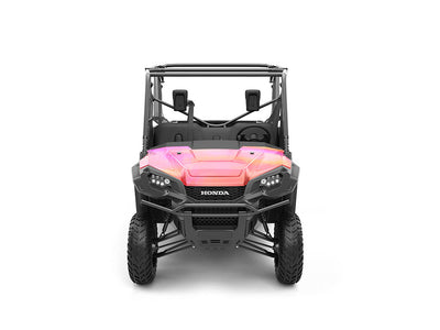 Rwraps Holographic Chrome Red Neochrome DIY UTV Wraps