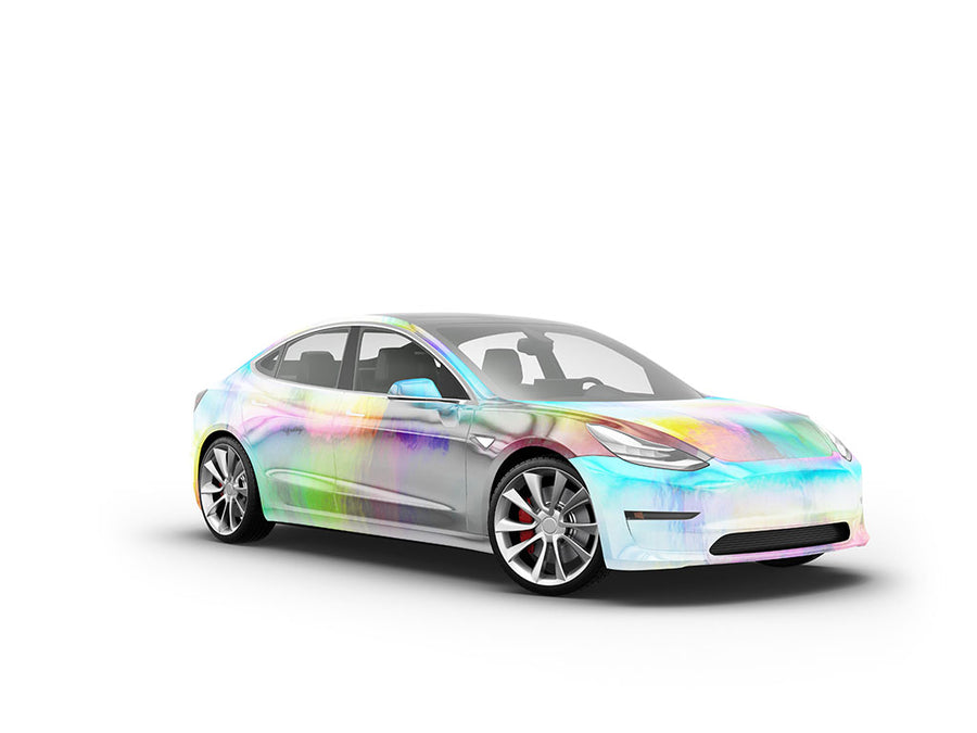 Rwraps Holographic Chrome Silver Neochrome Vehicle Wraps