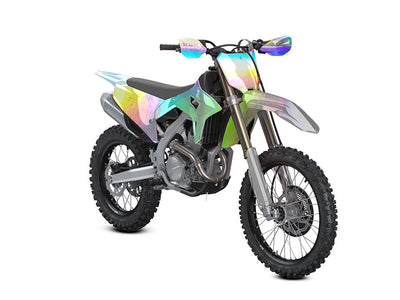 Rwraps Holographic Chrome Silver Neochrome Dirt Bike Wraps