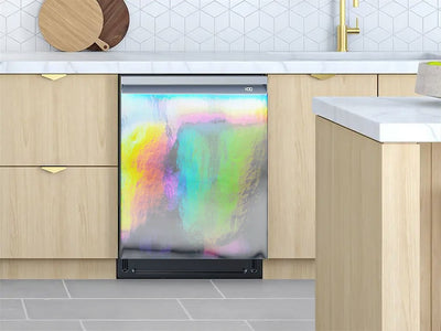 Rwraps™ Holographic Chrome Silver Neochrome Custom Dishwasher Cover