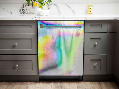 Rwraps™ Holographic Chrome Silver Neochrome Dishwasher Wraps